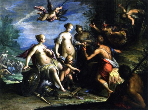 The Judgement of Paris by Hans von Aachen, hand-painted oil painting reproduction