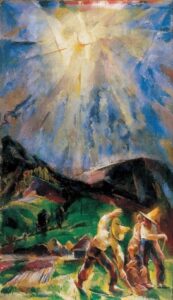 The Light by Vilmos Aba-Novák, hand-painted oil painting reproduction