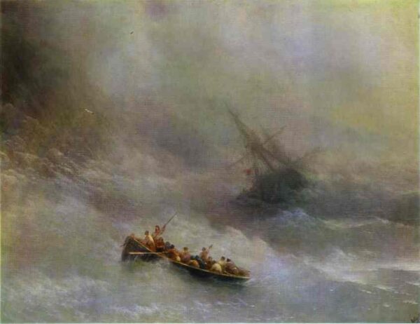The Rainbow by Ivan Aivazovsky, hand-painted oil painting reproduction