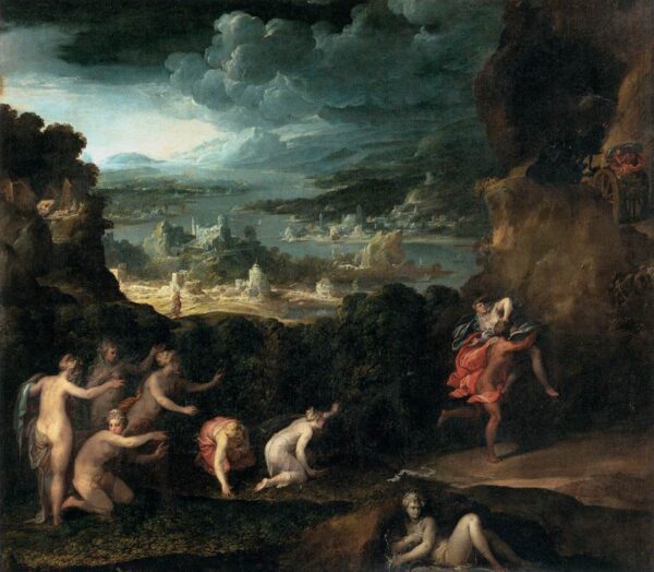 The Rape Of Proserpine by Niccolo dell Abbate, hand-painted oil painting reproduction