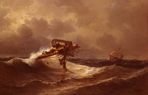 The Rescue by Ivan Aivazovsky, hand-painted oil painting reproduction