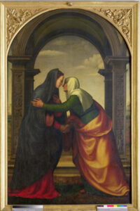 The Visitation of St. Elizabeth to the Virgin Mary 1503 by Mariotto Albertinelli, hand-painted oil painting reproduction