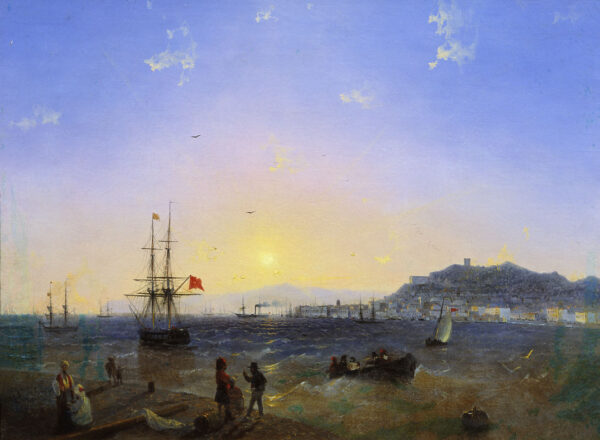 View of Kerch by Ivan Aivazovsky, hand-painted oil painting reproduction
