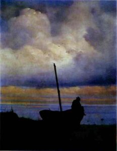 View of the Coast near St. Petersburg by Ivan Aivazovsky, hand-painted oil painting reproduction