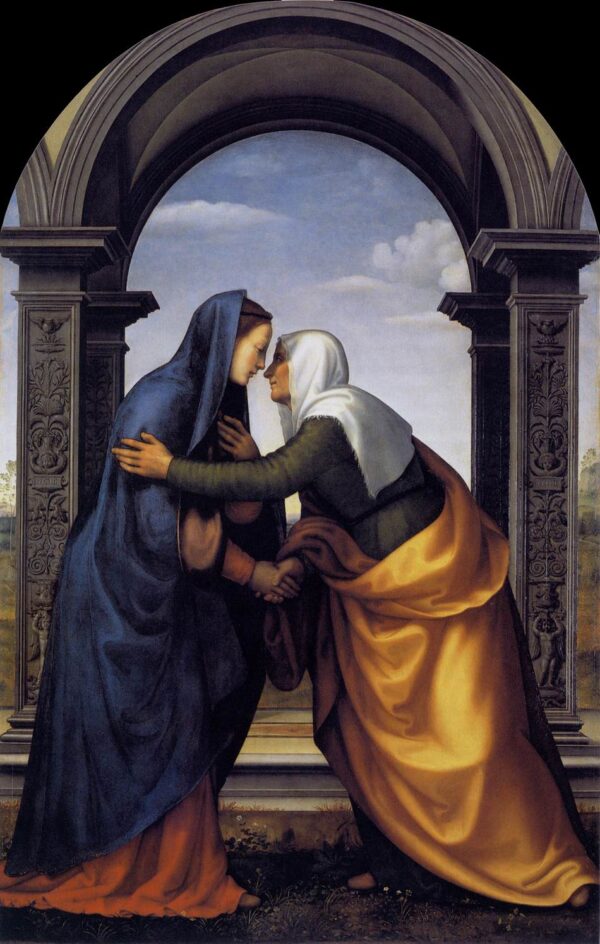Visitation by Mariotto Albertinelli, hand-painted oil painting reproduction