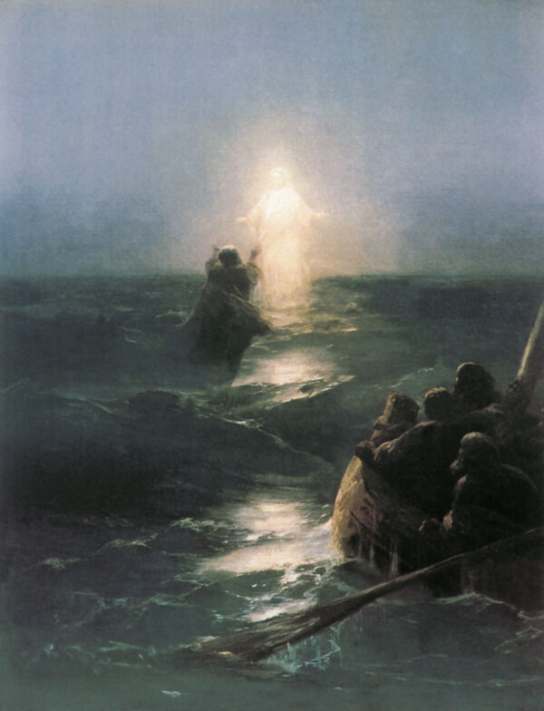 Walking on Water by Ivan Aivazovsky, hand-painted oil painting reproduction