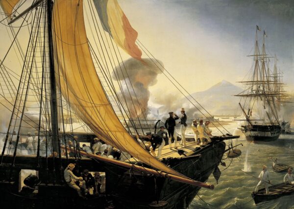 Scene from the Mexican Expedition in 1838 by Horace Vernet, hand-painted oil painting reproduction