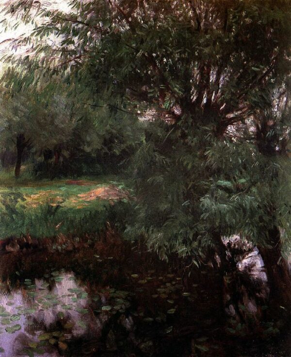 A Backwater at Wargrave by John Singer Sargent, hand-painted oil painting reproduction