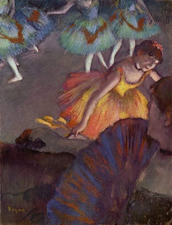 A Ballet Seen From The Opera Box by Edgar Degas, hand-painted oil painting reproduction