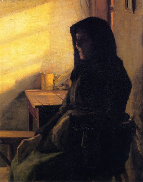 A Blind Woman in Her Room by Anna Ancher, hand-painted oil reproduction