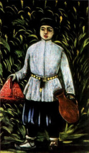 A Boy Delivering Lunch by Niko Pirosmani, hand-painted oil painting reproduction