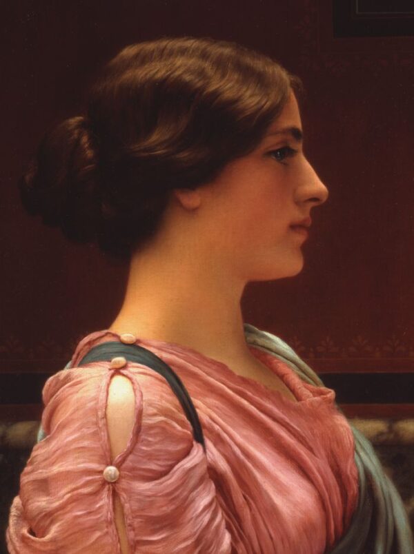 A Classical Beauty by John William Godward, hand-painted oil painting reproduction