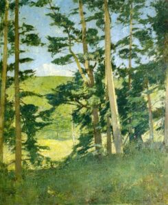 A Cleaaring beyond the Trees by Emil Carlsen, hand-painted oil painting reproduction