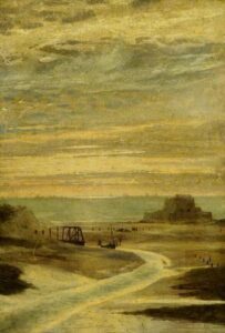 A Coast View by William Lionel Wyllie, hand-painted oil painting reproduction