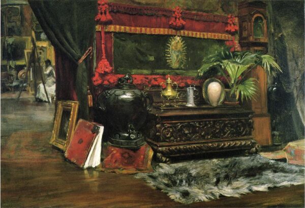 A Corner of My Studio by William Merritt Chase, hand-painted oil painting reproduction