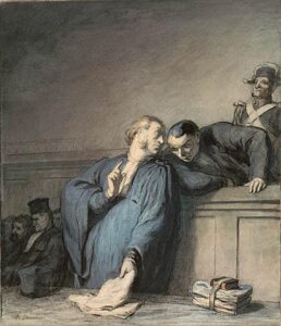 A Criminal Case by Honoré Daumier, hand-painted oil painting reproduction