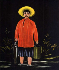 A Fisherman by Niko Pirosmani, hand-painted oil painting reproduction