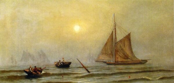 A Foggy Day by Francis Silva, hand-painted oil painting reproduction