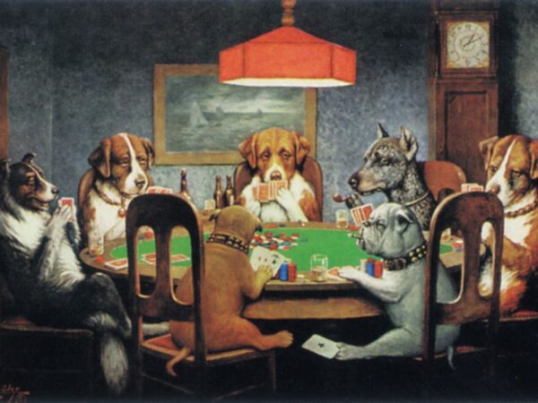 A Friend in Need by C.M Coolidge, hand-painted oil painting reproduction