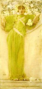 A Garland of Roses by Robert Frederick Blum, hand-painted oil painting reproduction