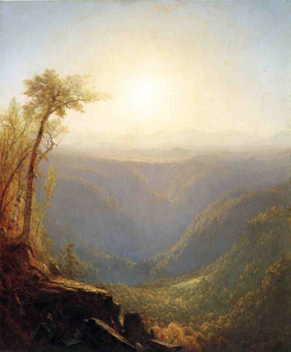 A Gorge in the Mountains by Sanford Robinson Gifford, hand-painted oil painting reproduction