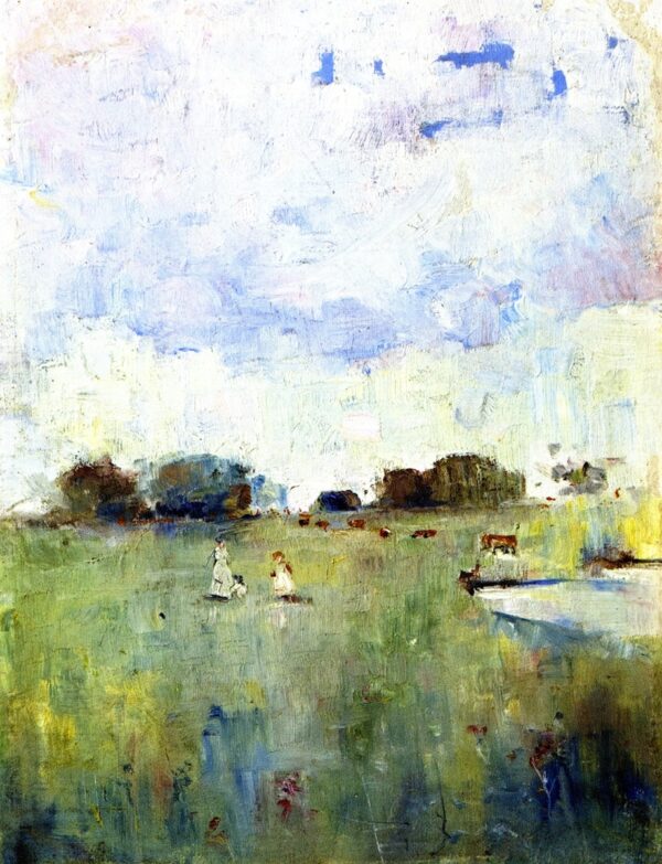 A Grey Day by Charles Conder, hand-painted oil painting reproduction