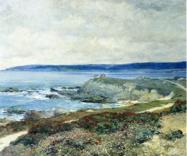 A Grey Day Carmel by Guy Rose, hand-painted oil painting reproduction