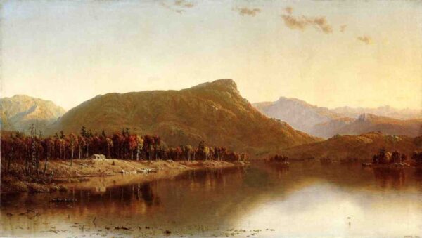 A Home in the Wilderness by Sanford Robinson Gifford, hand-painted oil painting reproduction