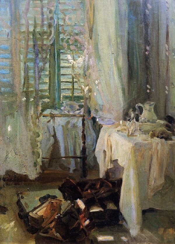 A Hotel Room by John Singer Sargent, hand-painted oil painting reproduction