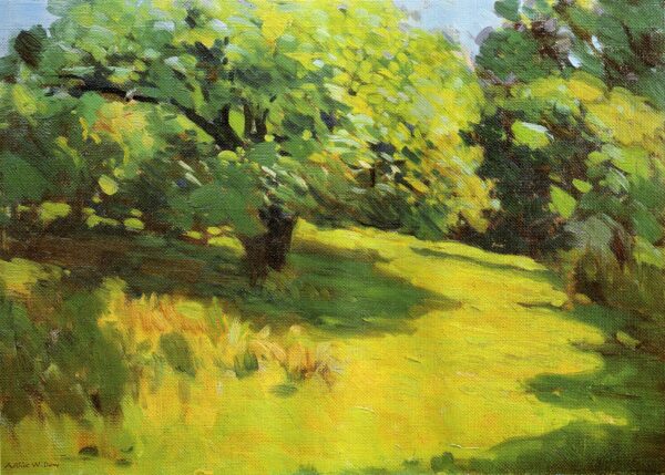 A June Morning aka A View of Ipswich Massachusetts 1893 by Arthur Wesley Dow, hand-painted oil painting reproduction