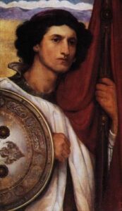 A Knight by Kate Elizabeth Bunce, hand-painted oil painting reproduction