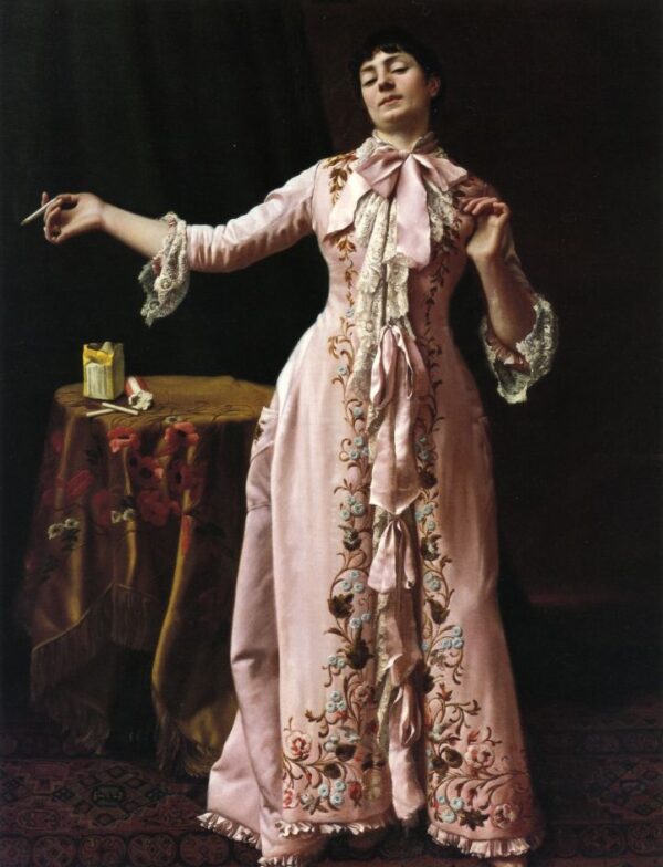 A Liberated Woman by John G Brown, hand-painted oil painting reproduction