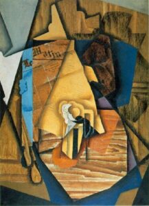 A Man In A Cafe by Juan Gris, hand-painted oil painting reproduction