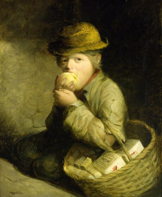 A Match Seller by David Gilmour Blythe, hand-painted oil reproduction