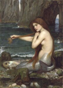 A Mermaid by John William Waterhouse, hand-painted oil painting reproduction