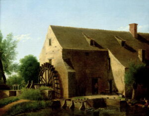 A Mill 1800 by Jean Victor Bertin, hand-painted oil painting reproduction