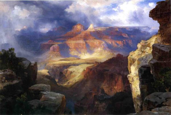 A Miracle Of Nature by Thomas Moran, hand-painted oil painting reproduction