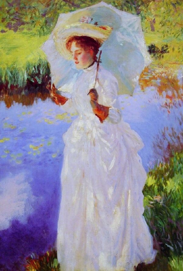 A Morning Walk by John Singer Sargent, hand-painted oil painting reproduction
