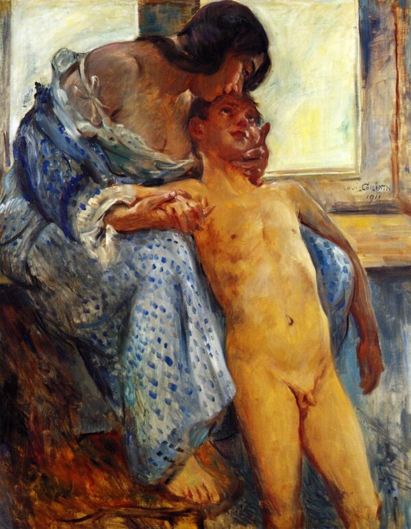A Mother’s Love by Lovis Corinth, hand-painted oil painting reproduction