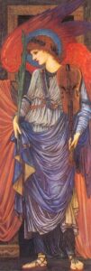 A Musical Angel by Edward Burne-Jones, hand-painted oil painting reproduction