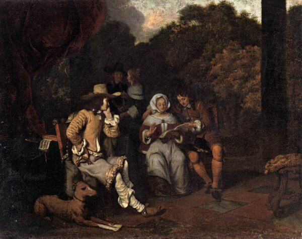 A Musical Party by Gerbrand van den Eeckhout, hand-painted oil painting reproduction
