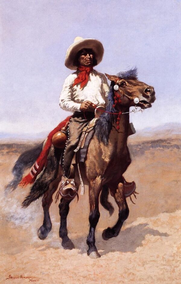 A Regimental Scout by Frederic Remington, hand-painted oil painting reproduction