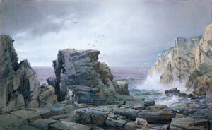 A Rocky Coast by William Trost Richards, hand-painted oil painting reproduction