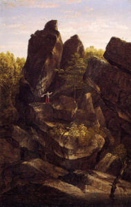 A Rocky Glenn by Thomas Cole, hand-painted oil painting reproduction
