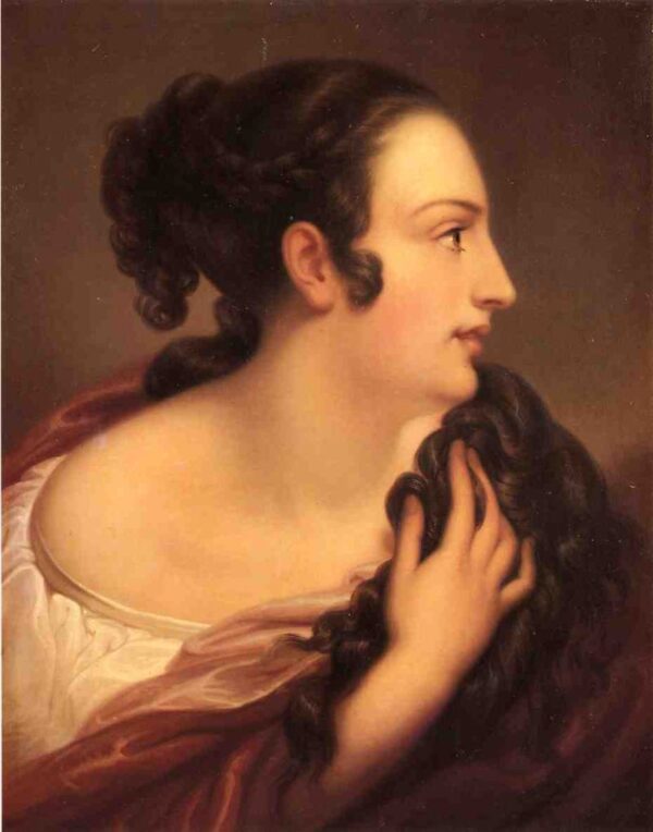 A Roman Lady by Rembrandt Peale, hand-painted oil painting reproduction