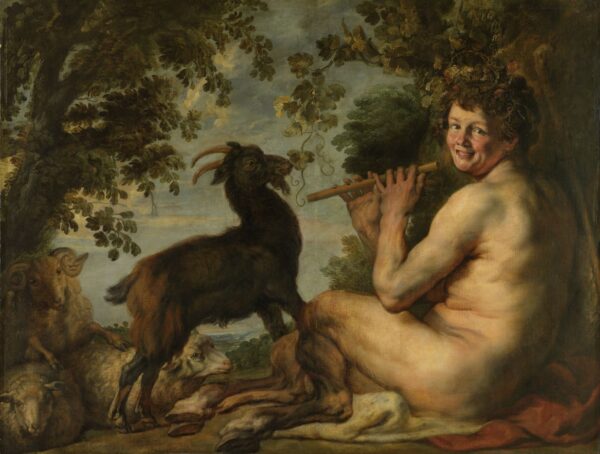 A Satyr by Jacob Jordaens, hand-painted oil painting reproduction
