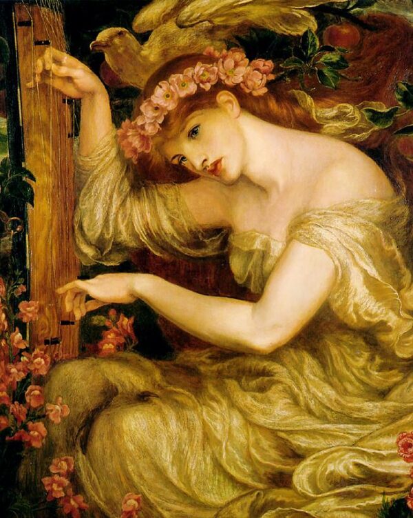 A Sea Spell by Dante Gabriel Rossetti, hand-painted oil painting reproduction