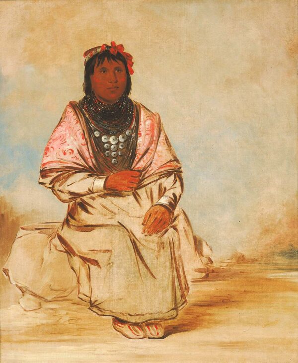 A Seminole Woman by George Catlin, hand-painted oil painting reproduction