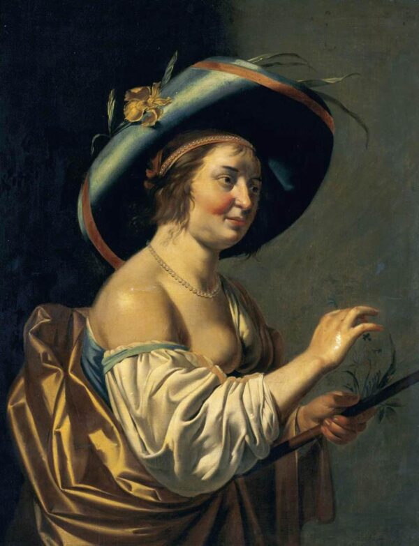 A Shepherdess by Jan van Bijlert, hand-painted oil painting reproduction