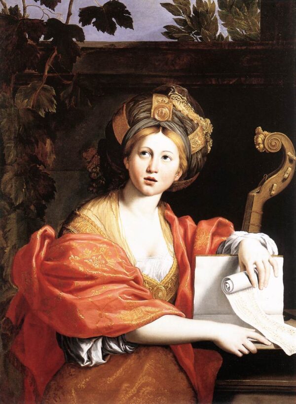 A Sibyl by Domenichino, hand-painted oil painting reproduction